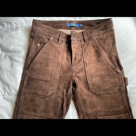 Ralph Lauren suede cargo pant - Picture 4 of 6
